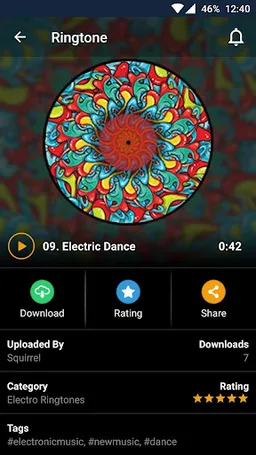 Electro ringtones screenshot 1