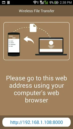 Wireless File Transfer screenshot 3