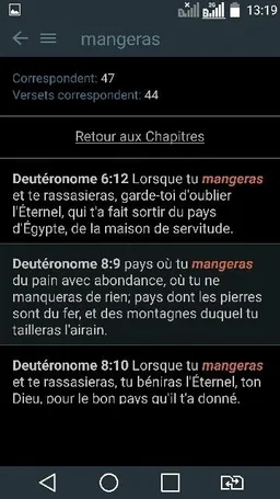 Concordance Biblique et La Bible screenshot 8