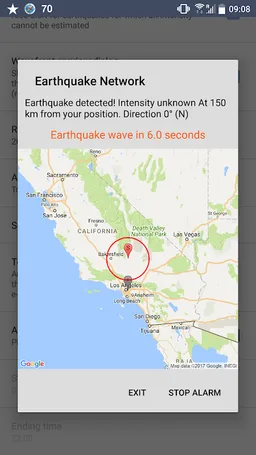 Earthquake Network screenshot 1