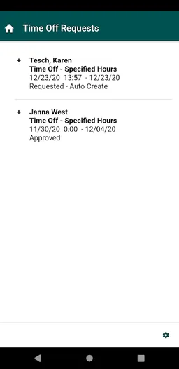 UKG iSeries screenshot 3