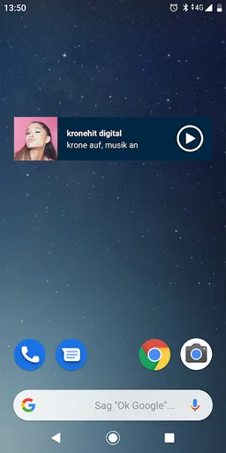 KRONEHIT Widget screenshot 1