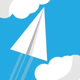 Paper Plane 2D icon