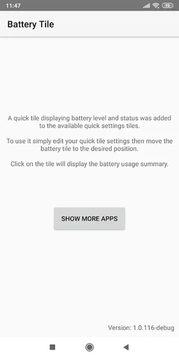 Battery Tile screenshot 3