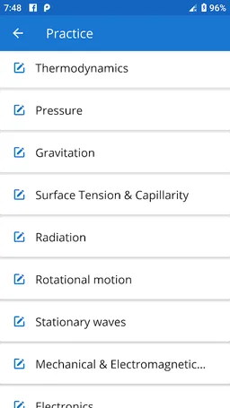Physics Quiz in English Physics Objective Book mcq screenshot 7