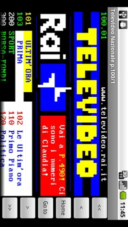 Italian Teletext screenshot 2