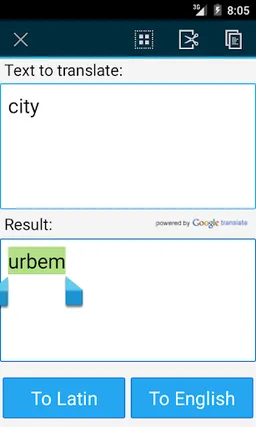 Latin English Translator screenshot 3