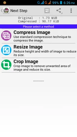 Photo Compress screenshot 2