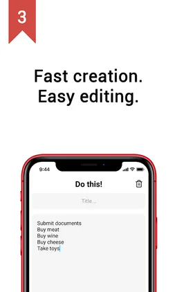 Easy to-do list | grocery list screenshot 4