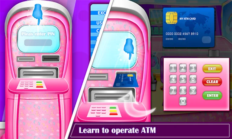 Basic Banking & ATM simulator with Mr Fat Unicorn screenshot 4