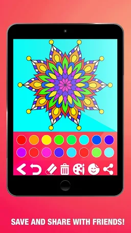 Mandala Designs - Coloring Boo screenshot 9