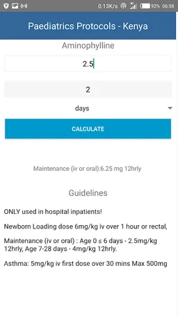 Kenya Paediatric Protocols screenshot 3