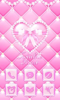 Twinkle heart GO Launcher Theme screenshot 1