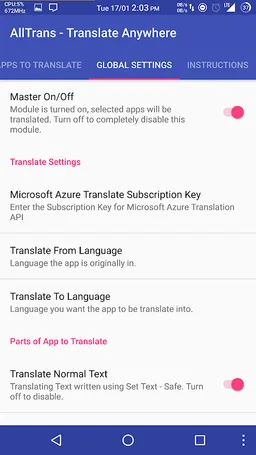 AllTrans - Translate Other App screenshot 1