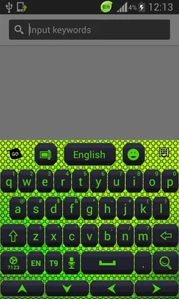 Intenese Green Keyboard Theme screenshot 2