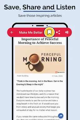Make Me Better :Motivation App screenshot 7