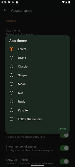 KeePassDX Passkey Vault screenshot 8