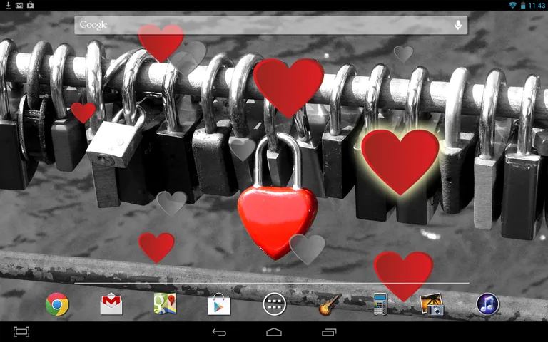 Romance Love Live Wallpaper screenshot 3