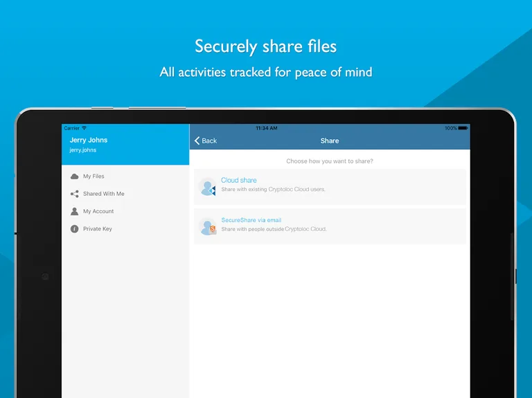 Cryptoloc Cloud screenshot 10