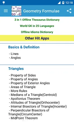Geometry Complete Guide Free screenshot 1