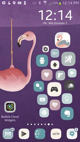 Bubble Cloud Widgets + Folders screenshot 9