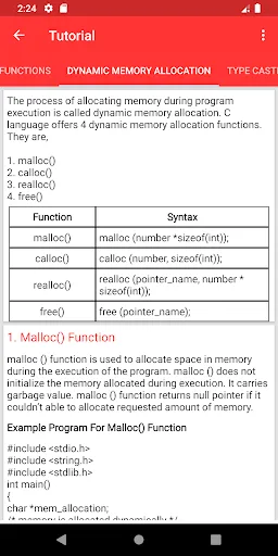Learn C screenshot 8