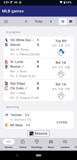 Sports Alerts - MLB edition screenshot 2