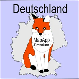 Topographie Deutschland MapApp icon