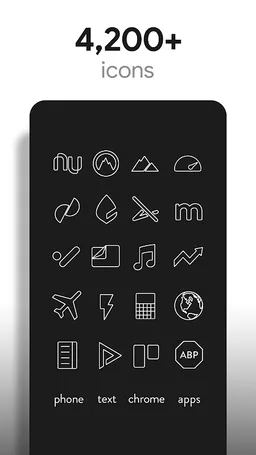 Lines - Flat Minimalist Icons screenshot 12
