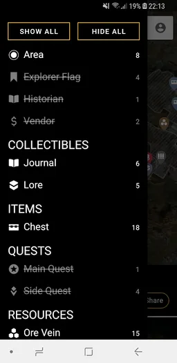 MapGenie: Outriders Map screenshot 3