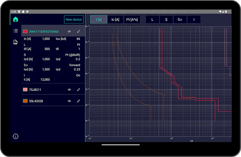 SIMARIS curves screenshot 11