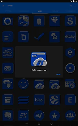 Blue Icon Pack Paid screenshot 4