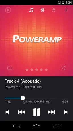 Skin for Poweramp Suru screenshot 7