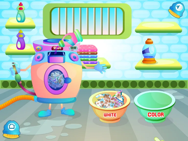 Laundry washing girls games screenshot 2