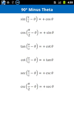 Trigonometry Formulas Free screenshot 3