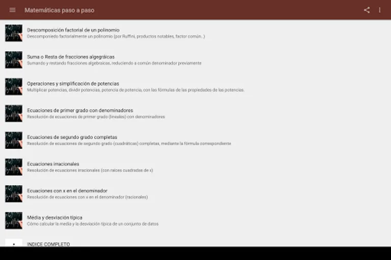Matemáticas paso a paso screenshot 9