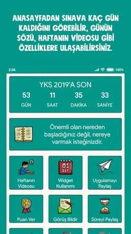 YKS Sayaç ve Widget screenshot 4