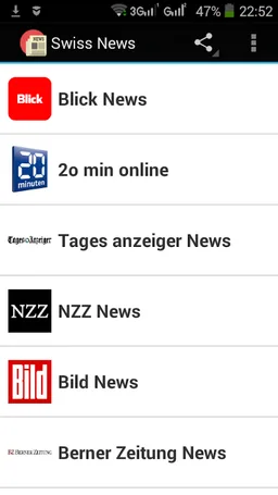 Swiss News screenshot 1