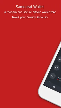 Samourai Wallet screenshot 1