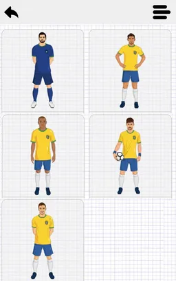 Draw & Pixel Football Players screenshot 5