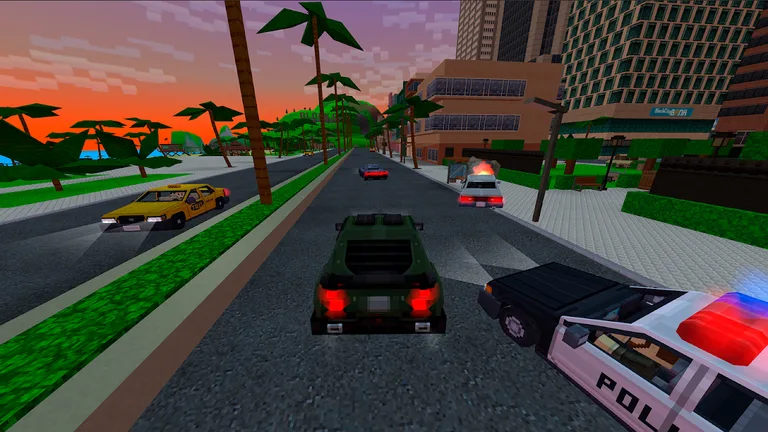 Block City Wars: Vice World 3d screenshot 4