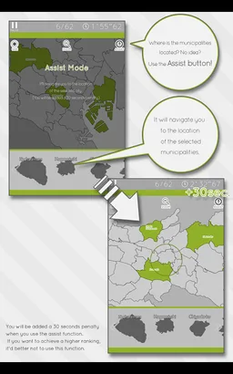 Enjoy Learning Tokyo Map Puzzle screenshot 1