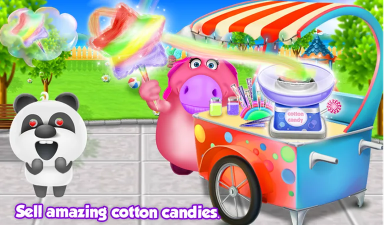 Mr. Fat Unicorn Cotton Candy Maker! DIY Cooking screenshot 8