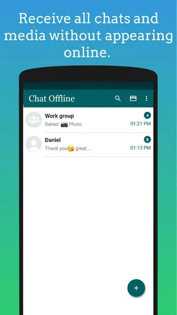 Chat Offline, Hidden Online screenshot 1