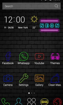 Neon Theme screenshot 1