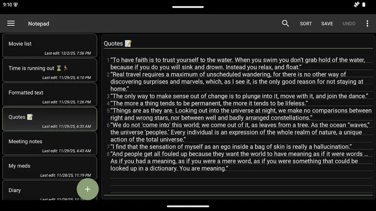 Notepad - simple notes screenshot 10