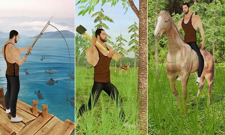 Raft Survival Hunter Escape screenshot 5