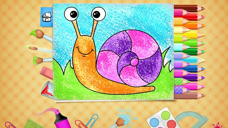 123 Kids Fun COLORING BOOK Pro screenshot 2