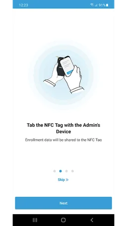 ManageEngine NFC Enrollment screenshot 1