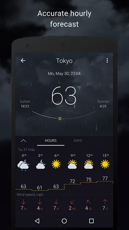 Gismeteo screenshot 2